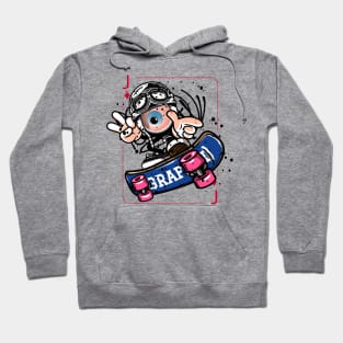 Play card Jack Skateboard Graffit Stree Art Hoodie